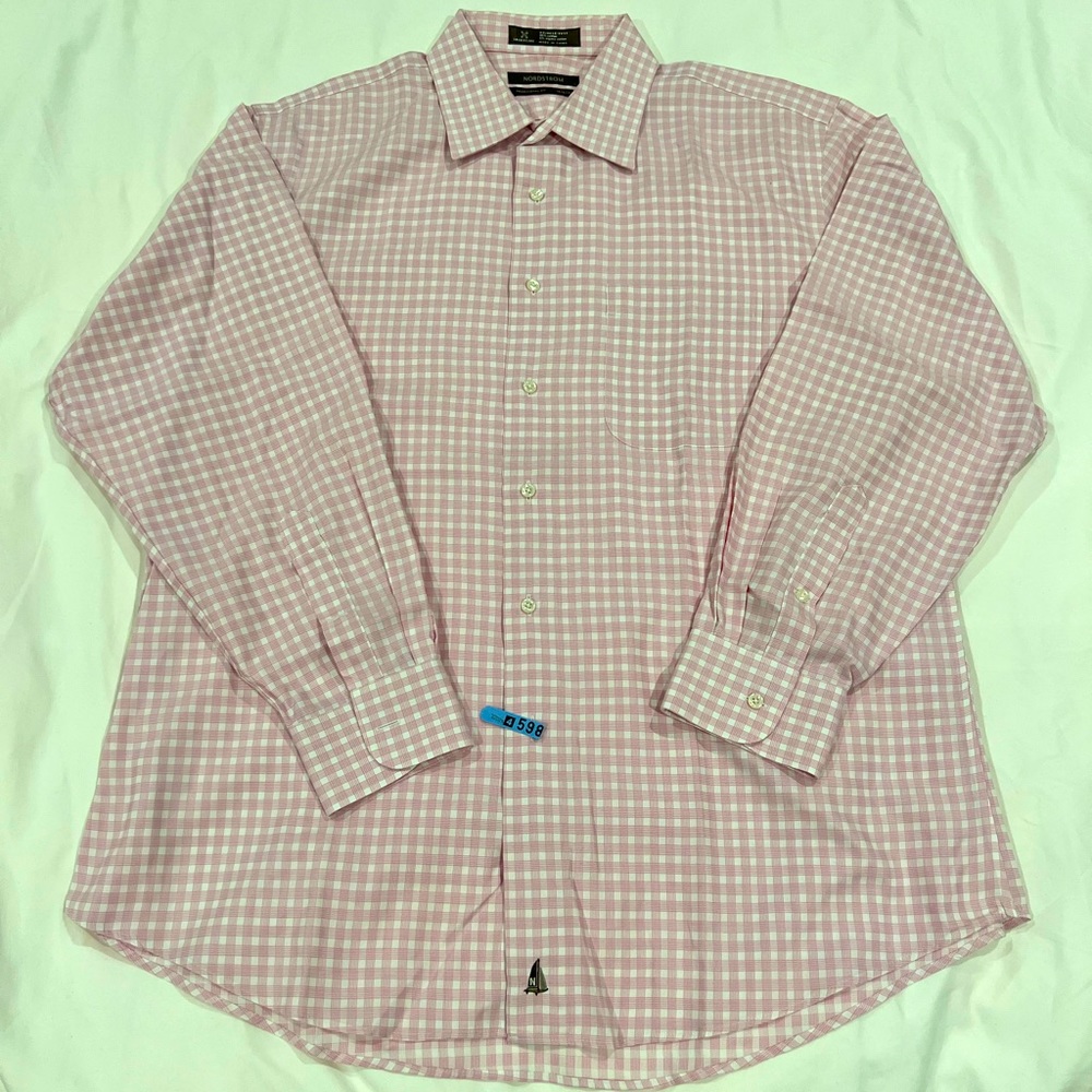 Nordstrom Smartcare Wrinkle-Free Men’s Button Down Dress Shirt